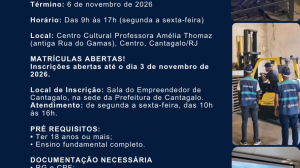 EMPREGOS AZUIS: CURSO GRATUITO DE MONTADOR DE ANDAIME!
