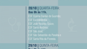 Secretaria Municipal de Saúde divulga calendário semanal da Campanha de Vacinação contra a Influenza
