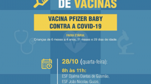 Secretaria Municipal de Saúde divulga calendário semanal da Campanha de Vacinação contra a Influenza