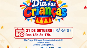 Vem aí uma tarde de muita diversão para a criançada!